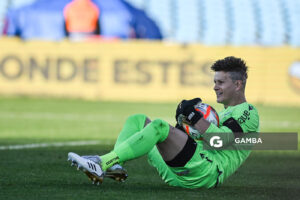 Sebastián Sosa, golero de Juventud, Torneo Clausura. Estadio Centenario.