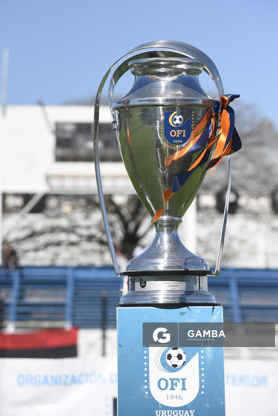 Trofeo de la 23ª Copa Nacional de Fútbol Femenino. Estadio Parque Artigas.