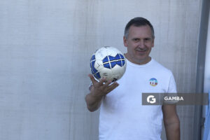 Sebastián Sosa, presidente de OFI. 23ª Copa Nacional de Fútbol Femenino. Estadio Parque Artigas.
