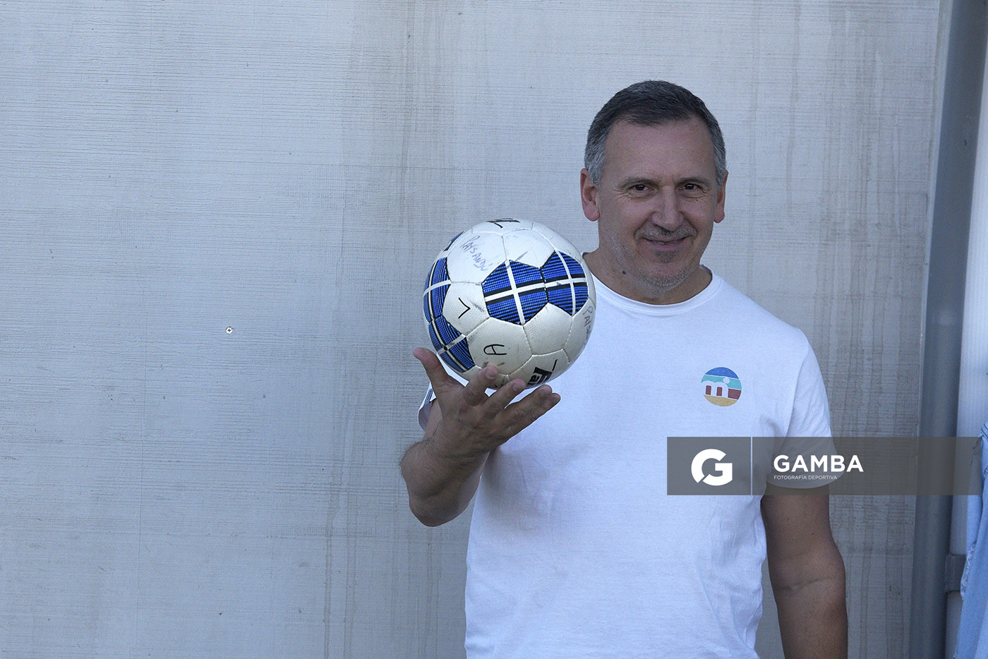 Sebastián Sosa, presidente de OFI. 23ª Copa Nacional de Fútbol Femenino. Estadio Parque Artigas.