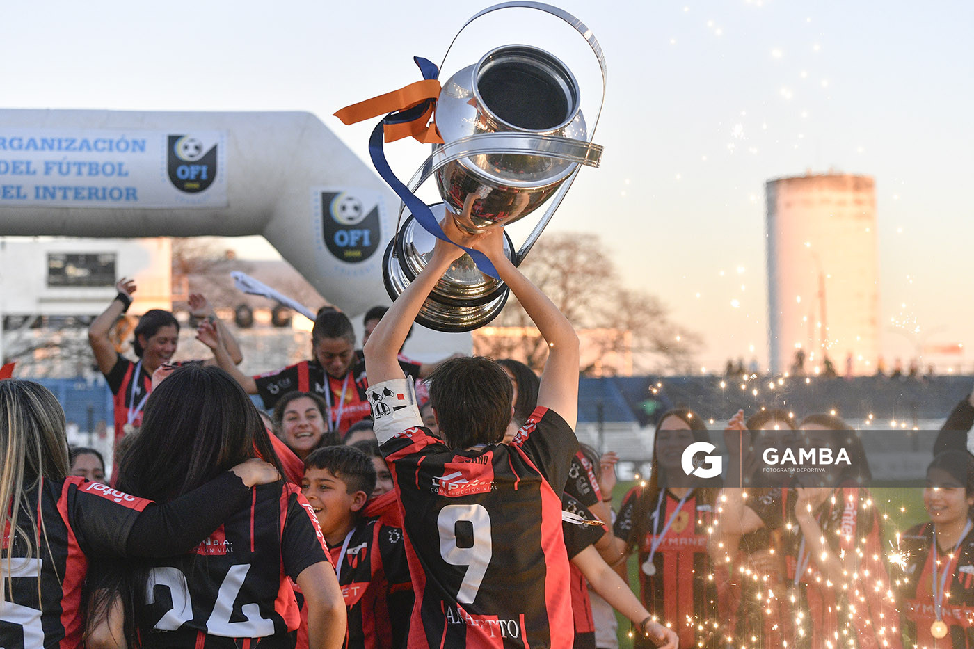 Litoral Campeón de la 23ª Copa Nacional de Fútbol Femenino. Estadio Parque Artigas.
