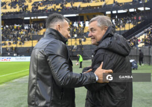 Gustavo Matosas y Diego Aguirre. Torneo Clausura. Estadio Campeón del Siglo.