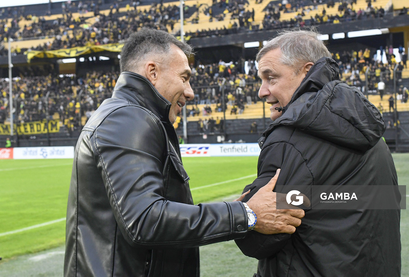Gustavo Matosas y Diego Aguirre. Torneo Clausura. Estadio Campeón del Siglo.