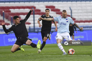 Nicolás López, de Nacional, Torneo Clausura. Estadio Gran Parque Central.