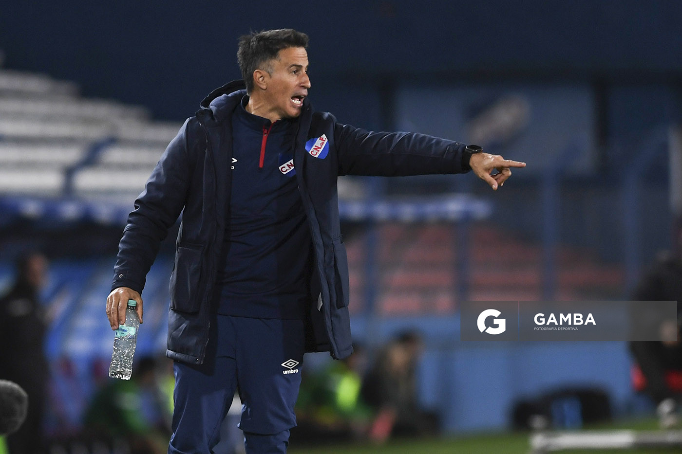 Pablo Peirano, director técnico de Nacional, Torneo Clausura. Estadio Gran Parque Central.