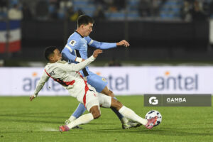 Facundo Pellistri, de Uruguay, Eliminatorias sudamericanas. Estadio Centenario.