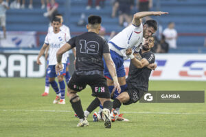 Maximiliano Gómez, de Nacional, Torneo Clausura. Estadio Gran Parque Central.