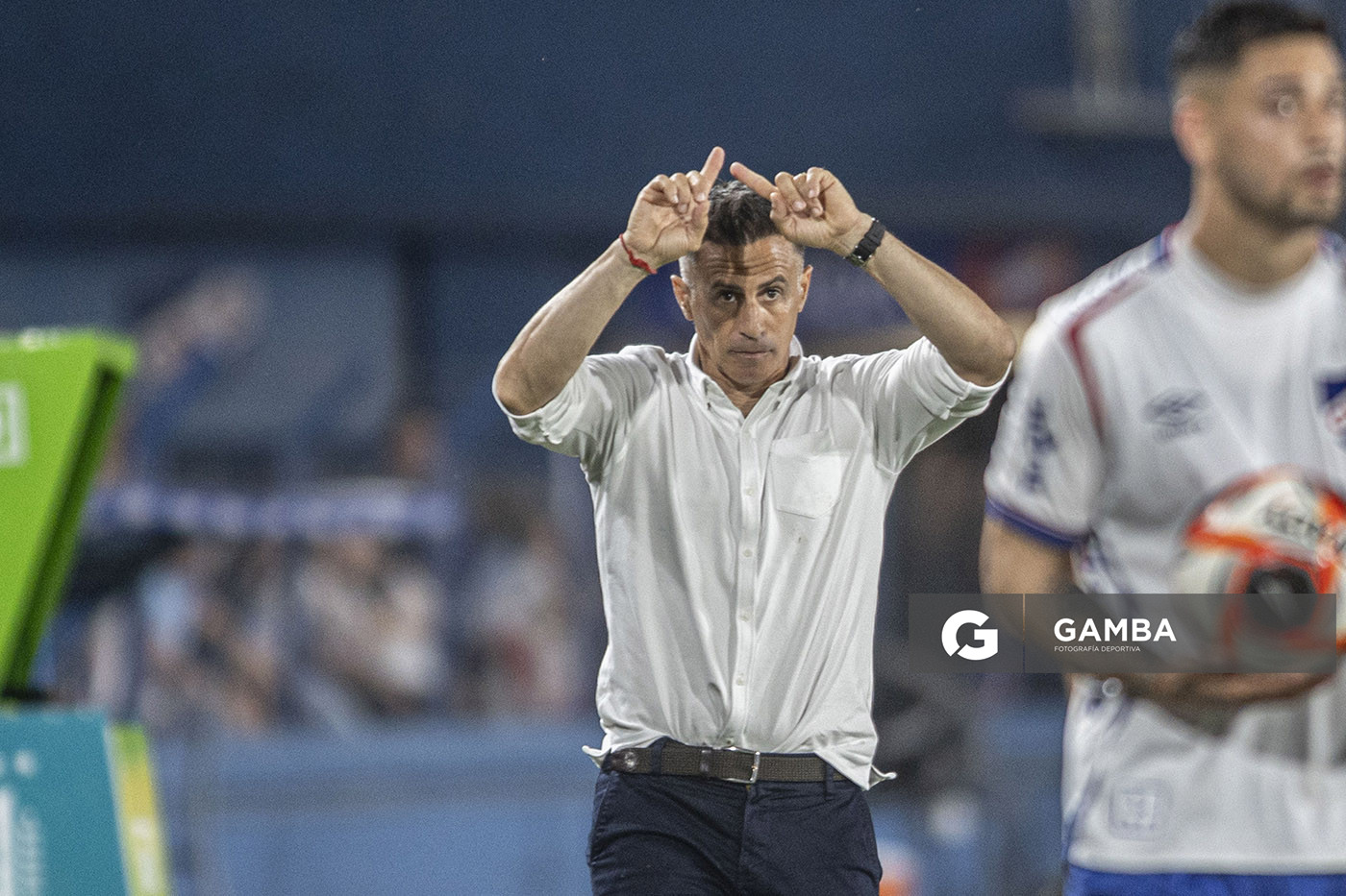 Pablo Peirano, director técnico de Nacional, Torneo Clausura. Estadio Gran Parque Central.