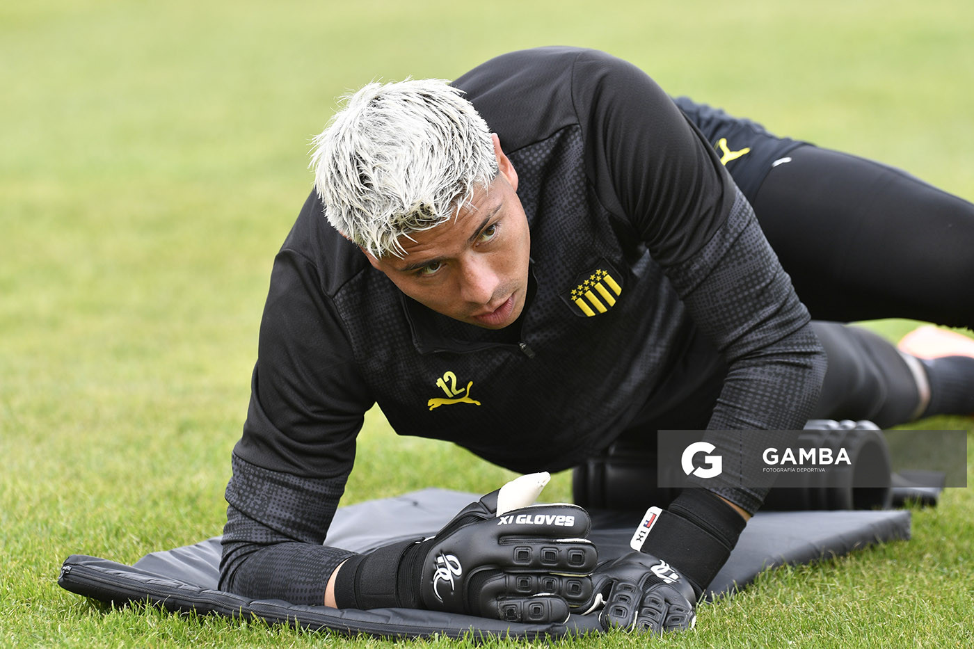 Brayan Cortés, golero de Peñarol, Torneo Clausura. Estadio Silvestre Octavio Landoni.