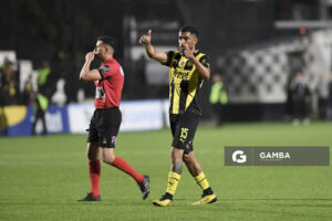 Maximiliano Olivera, de Peñarol, Copa AUF Uruguay. Estadio Parque Alfredo V. Viera.