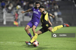 Matías Arezo, de Peñarol, Copa AUF Uruguay. Estadio Parque Alfredo V. Viera.
