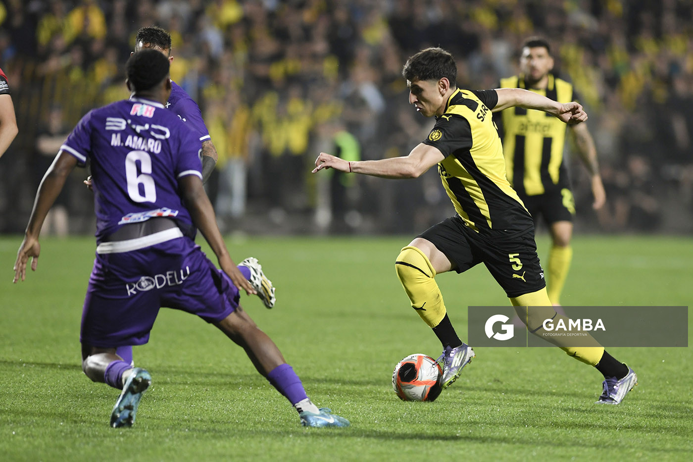 Ignacio Sosa, de Peñarol, Copa AUF Uruguay. Estadio Parque Alfredo V. Viera.