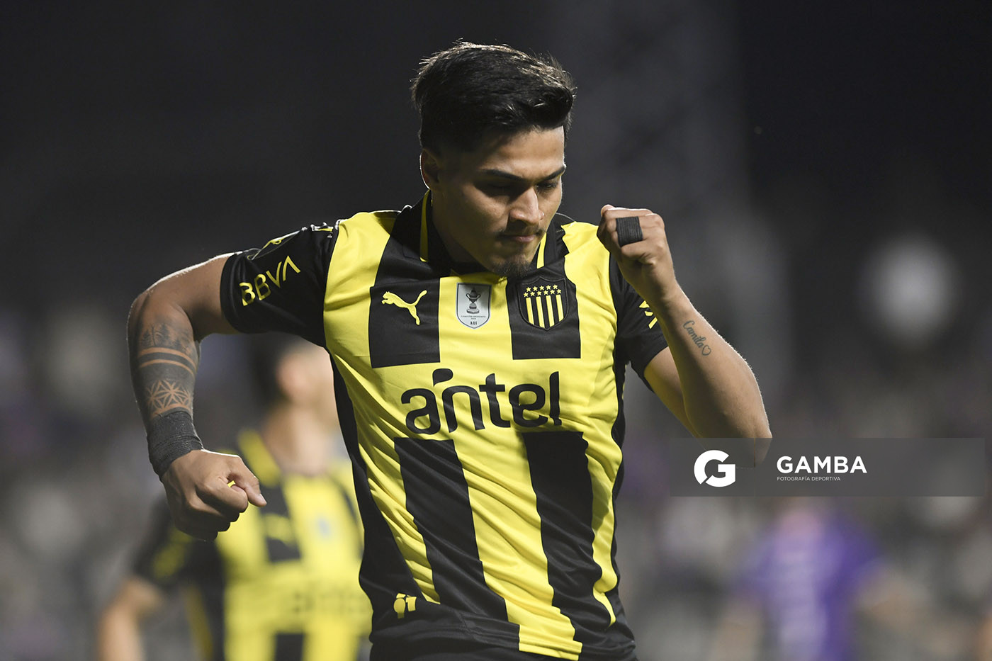 Matías Arezo, de Peñarol, Copa AUF Uruguay. Estadio Parque Alfredo V. Viera.