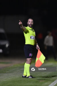 Javier Irazoqui, primer árbitro asistente, Copa AUF Uruguay. Estadio Campeones Olímpicos.