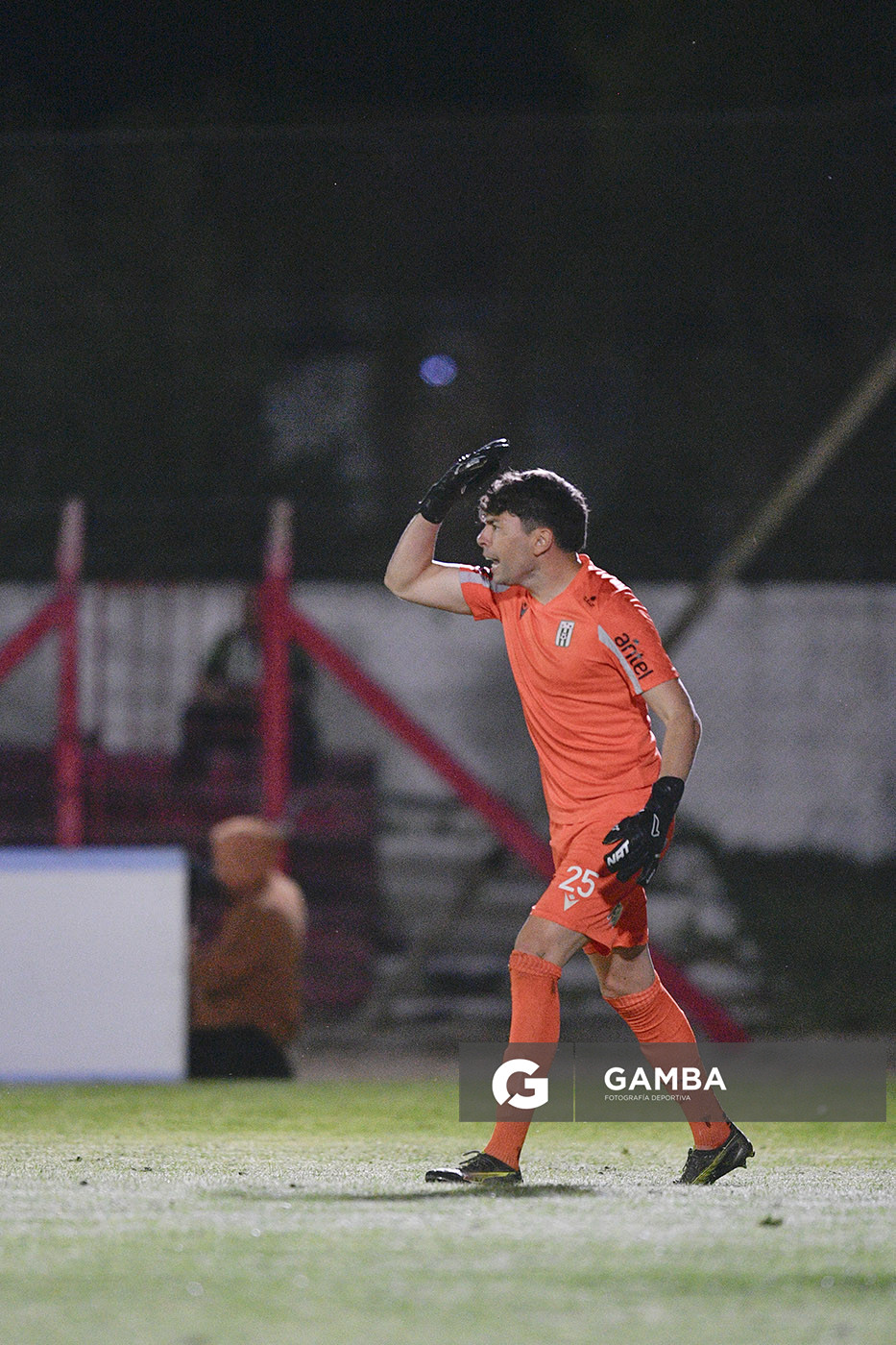 Lautaro Amadé, golero de Racing, Copa AUF Uruguay. Estadio Campeones Olímpicos.