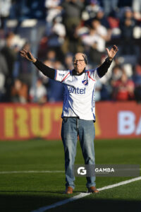 Hernán Navascués, dirigente de Nacional, Torneo Clausura. Estadio Gran Parque Central.