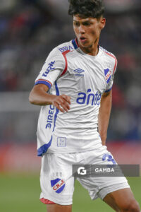 Agustín Dos Santos, de Nacional, Torneo Clausura. Estadio Gran Parque Central.