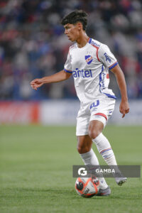 Agustín Dos Santos, de Nacional, Torneo Clausura. Estadio Gran Parque Central.