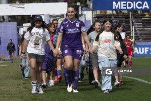 Julieta Félix, de Defensor Sporting, Campeonato Uruguayo de Fútbol Femenino. Estadio Luis Franzini.