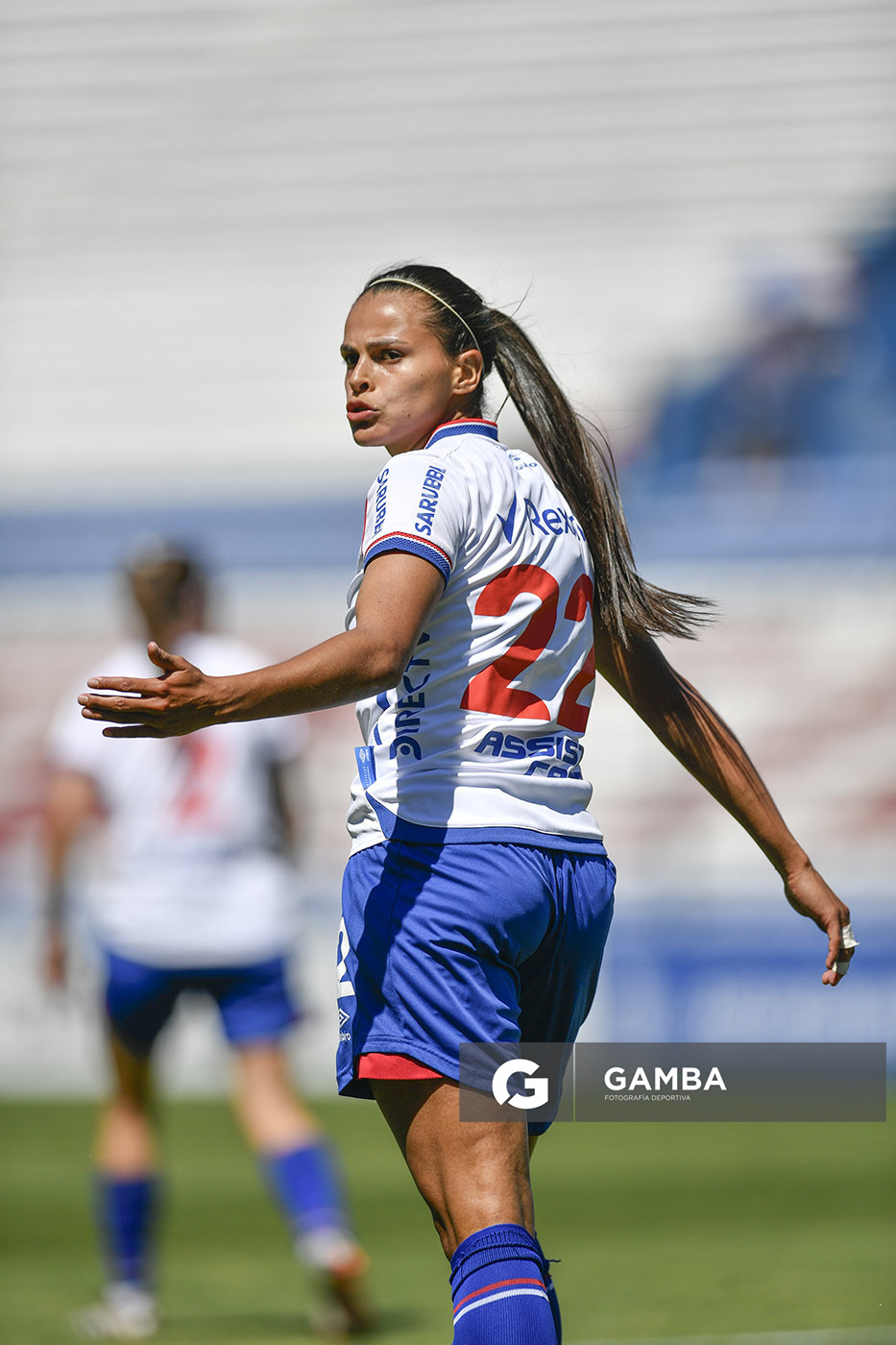Martha Figueredo, de Nacional, Campeonato Uruguayo de Fútbol Femenino. Estadio Gran Parque Central.