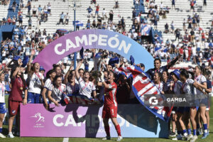 Nacional Campeón. Campeonato Uruguayo de Fútbol Femenino. Estadio Gran Parque Central.