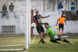 Valentín Fernández, golero de Lavalleja, Campeonato Minuano. estadio La Bombonera Roja.