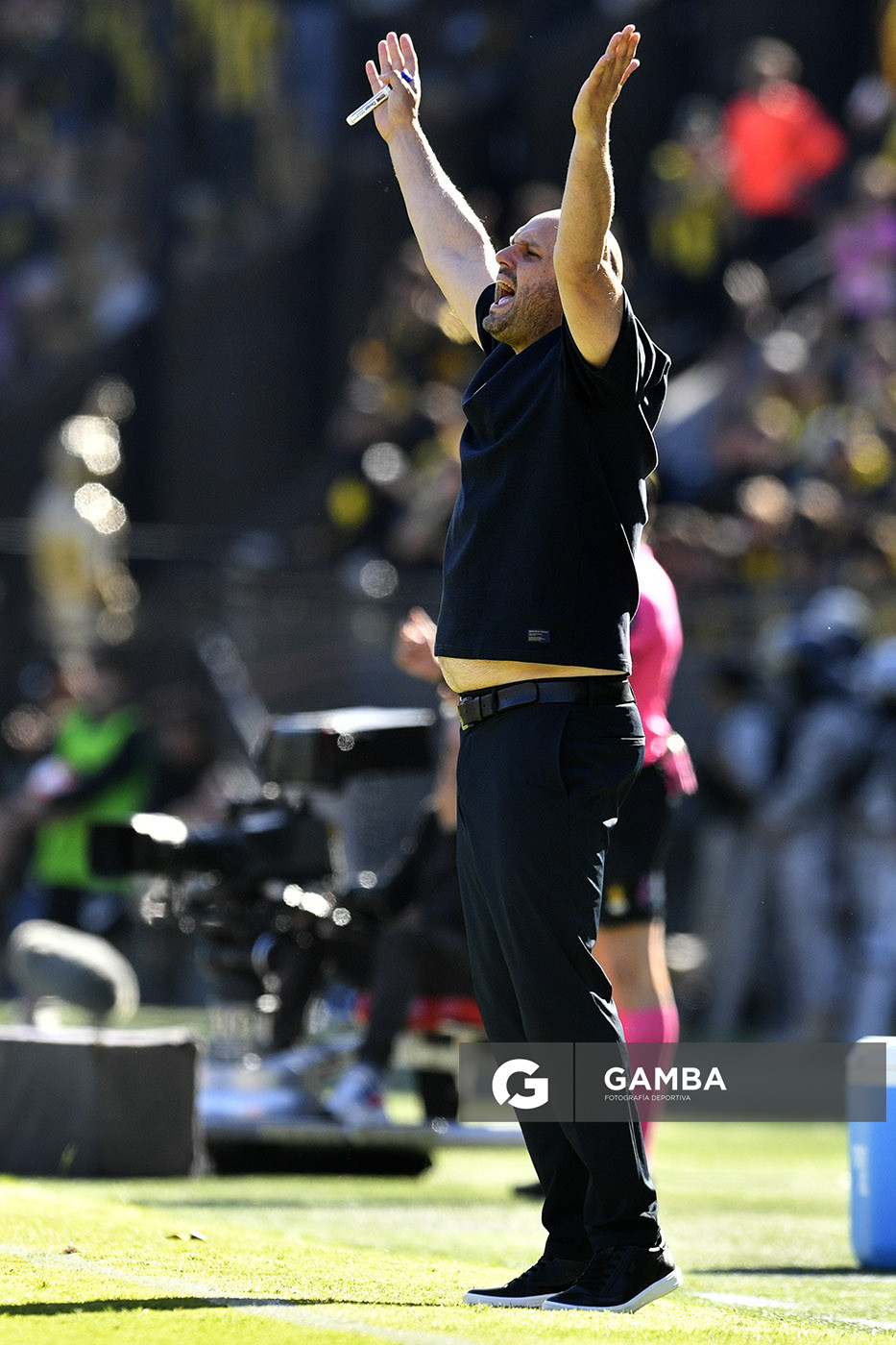 Jadson Viera, director técnico de Nacional, Liga AUF Uruguaya. Estadio Campeón del Siglo.