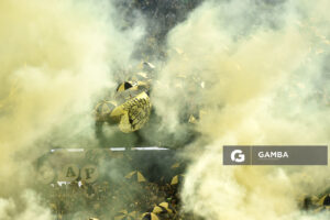 Hinchas de Peñarol. Liga AUF Uruguaya. Estadio Campeón del Siglo.