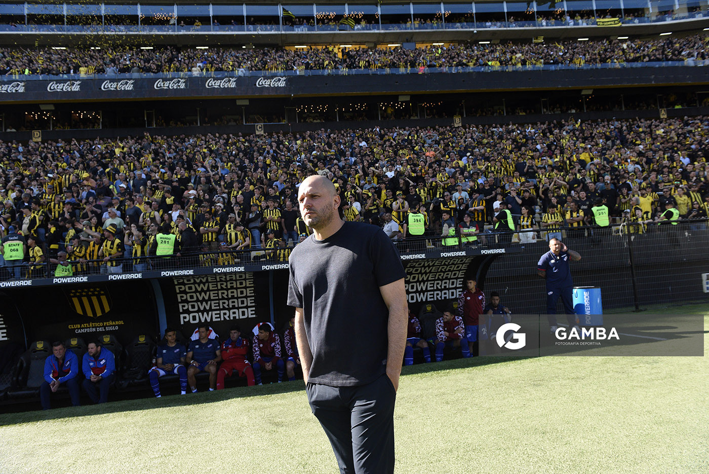Jadson Viera, director técnico de Nacional, Liga AUF Uruguaya. Estadio Campeón del Siglo.