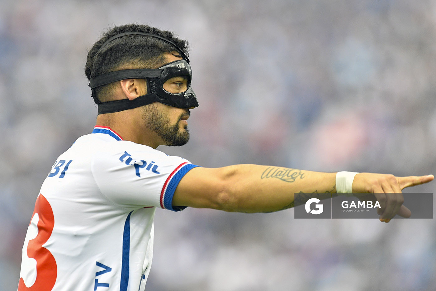 Emiliano Ancheta, de Nacional, Liga AUF Uruguaya. Estadio Gran Parque Central.