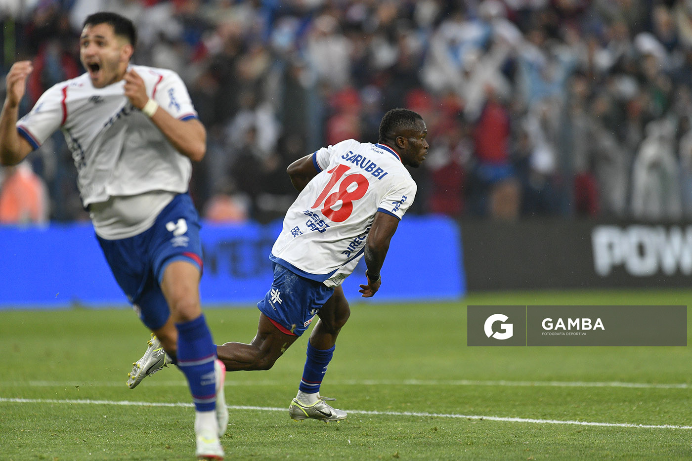 Christian Ébere, de Nacional, Liga AUF Uruguaya. Estadio Gran Parque Central.