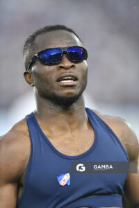 Christian Ébere, de Nacional, Liga AUF Uruguaya. Estadio Gran Parque Central.
