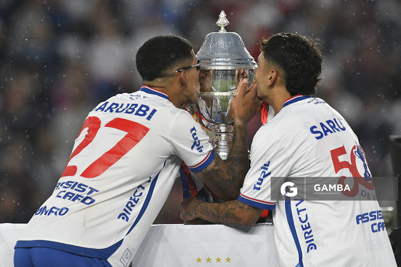 Nacional Campeón. Liga AUF Uruguaya. Estadio Gran Parque Central.