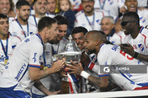Nacional Campeón. Liga AUF Uruguaya. Estadio Gran Parque Central.
