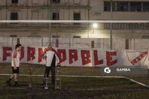 Agustín Camargo y Abel Estévez. Barrio Olímpico Campeón. Campeonato Minuano.