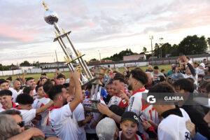 Barrio Olímpico Campeón del Campeonato Minuano 2024. Estadio La Bombonera Roja.
