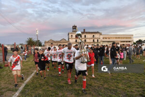 Barrio Olímpico Campeón del Campeonato Minuano 2024. Estadio La Bombonera Roja.