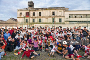 Barrio Olímpico Campeón del Campeonato Minuano 2024. Estadio La Bombonera Roja.