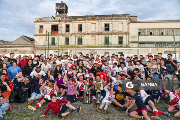 Barrio Olímpico Campeón del Campeonato Minuano 2024. Estadio La Bombonera Roja.