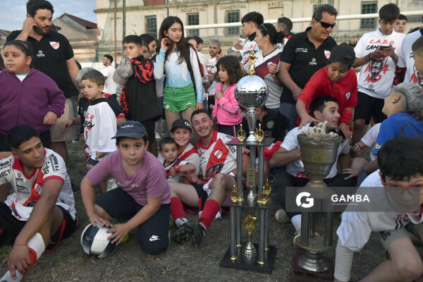 Barrio Olímpico Campeón del Campeonato Minuano 2024. Estadio La Bombonera Roja.