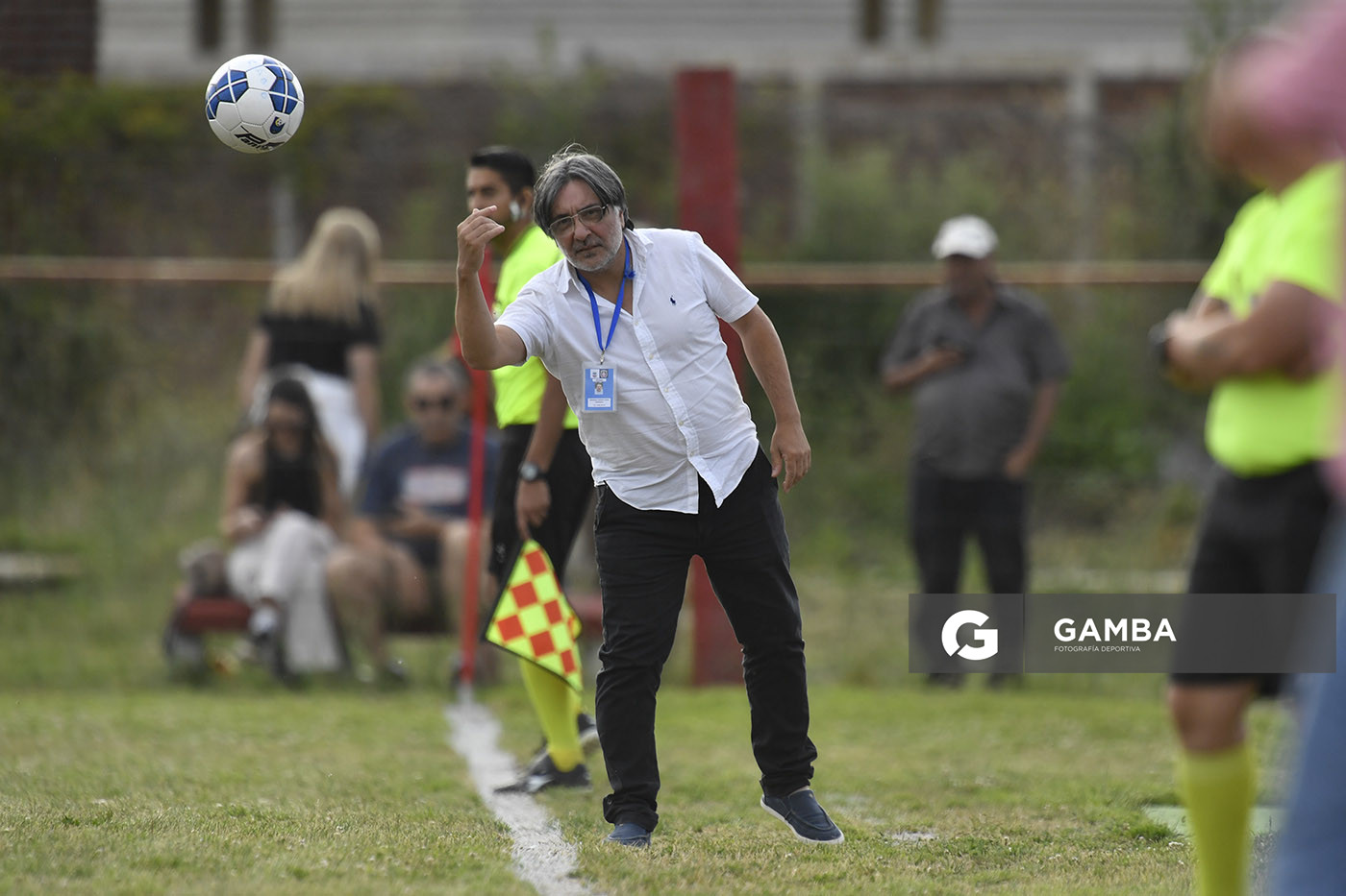 Gerardo Cano, director técnico de Lavalleja. Campeonato Minuano. Estadio La Bombonera Roja.