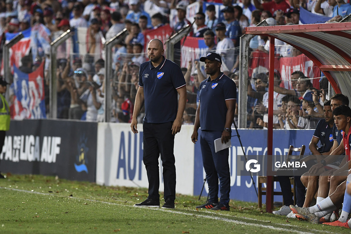 Jadson Viera, director técnico de Nacional, Copa de la Liga AUF 2026. Estadio Parque Federico Saroldi.