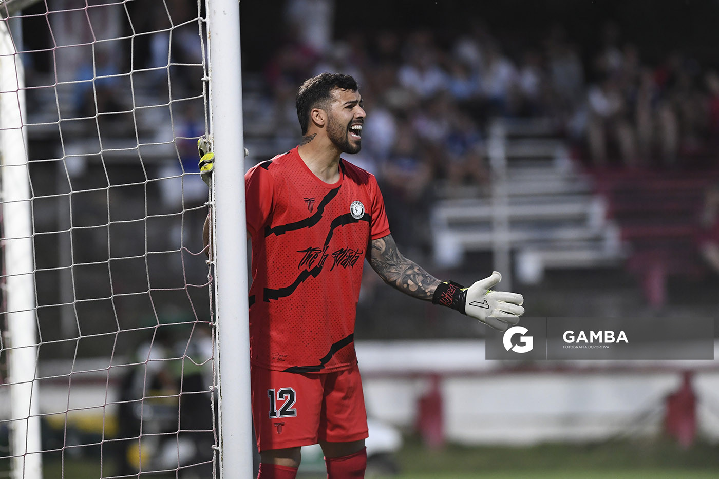 Pedro González, golero de Cerro Largo, Copa de la Liga AUF 2026. Estadio Parque Federico Saroldi.