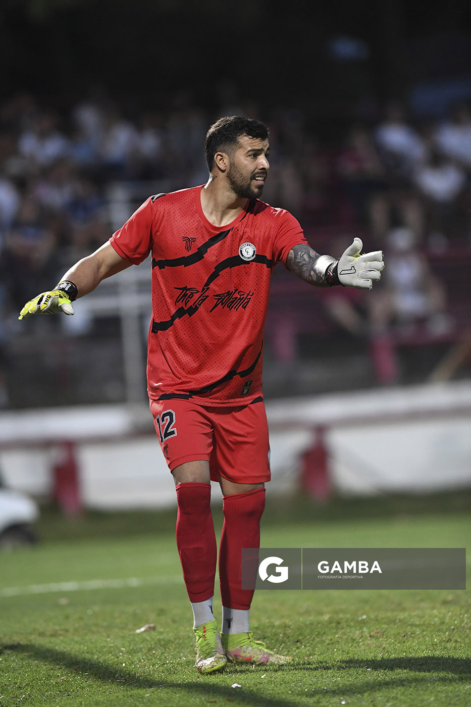 Pedro González, golero de Cerro Largo, Copa de la Liga AUF 2026. Estadio Parque Federico Saroldi.