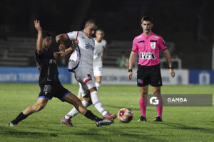 Rodrigo Martínez, de Nacional, Copa de la Liga AUF 2026. Estadio Parque Federico Saroldi.