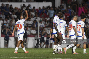 Agustín Dos Santos, de Nacional, Copa de la Liga AUF 2026. Estadio Parque Federico Saroldi.