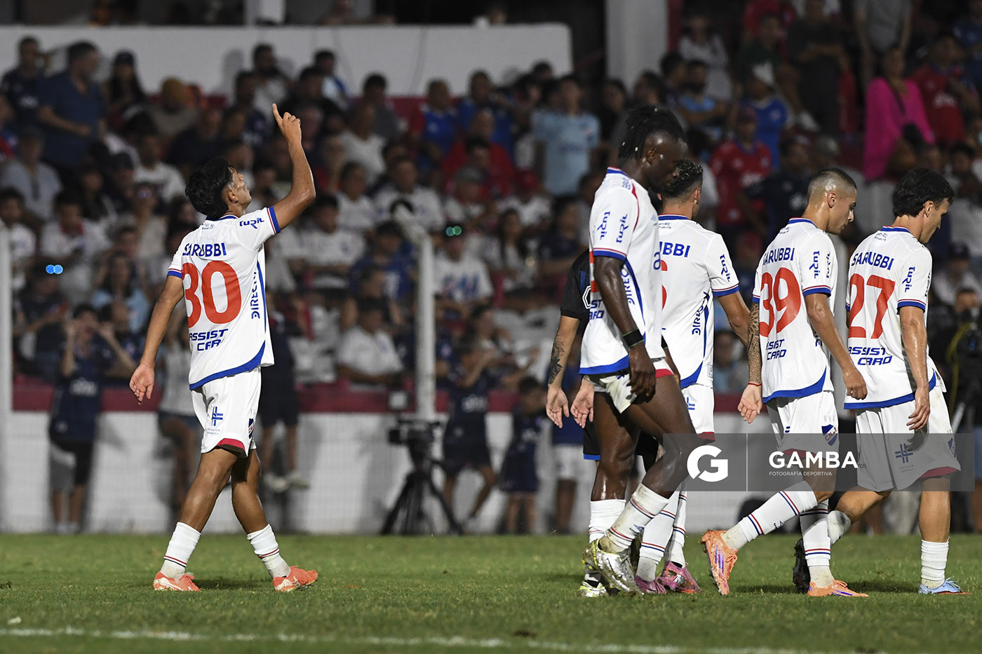Agustín Dos Santos, de Nacional, Copa de la Liga AUF 2026. Estadio Parque Federico Saroldi.
