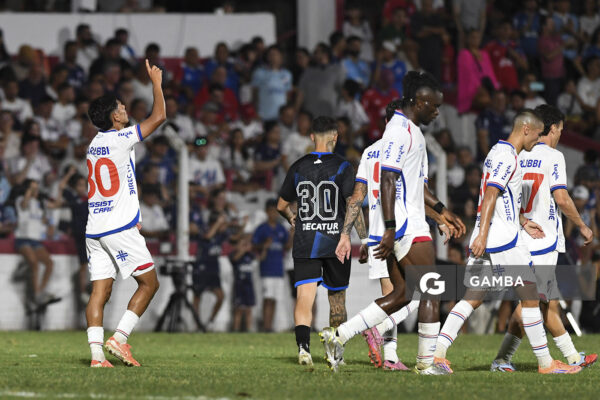 Agustín Dos Santos, de Nacional, Copa de la Liga AUF 2026. Estadio Parque Federico Saroldi.