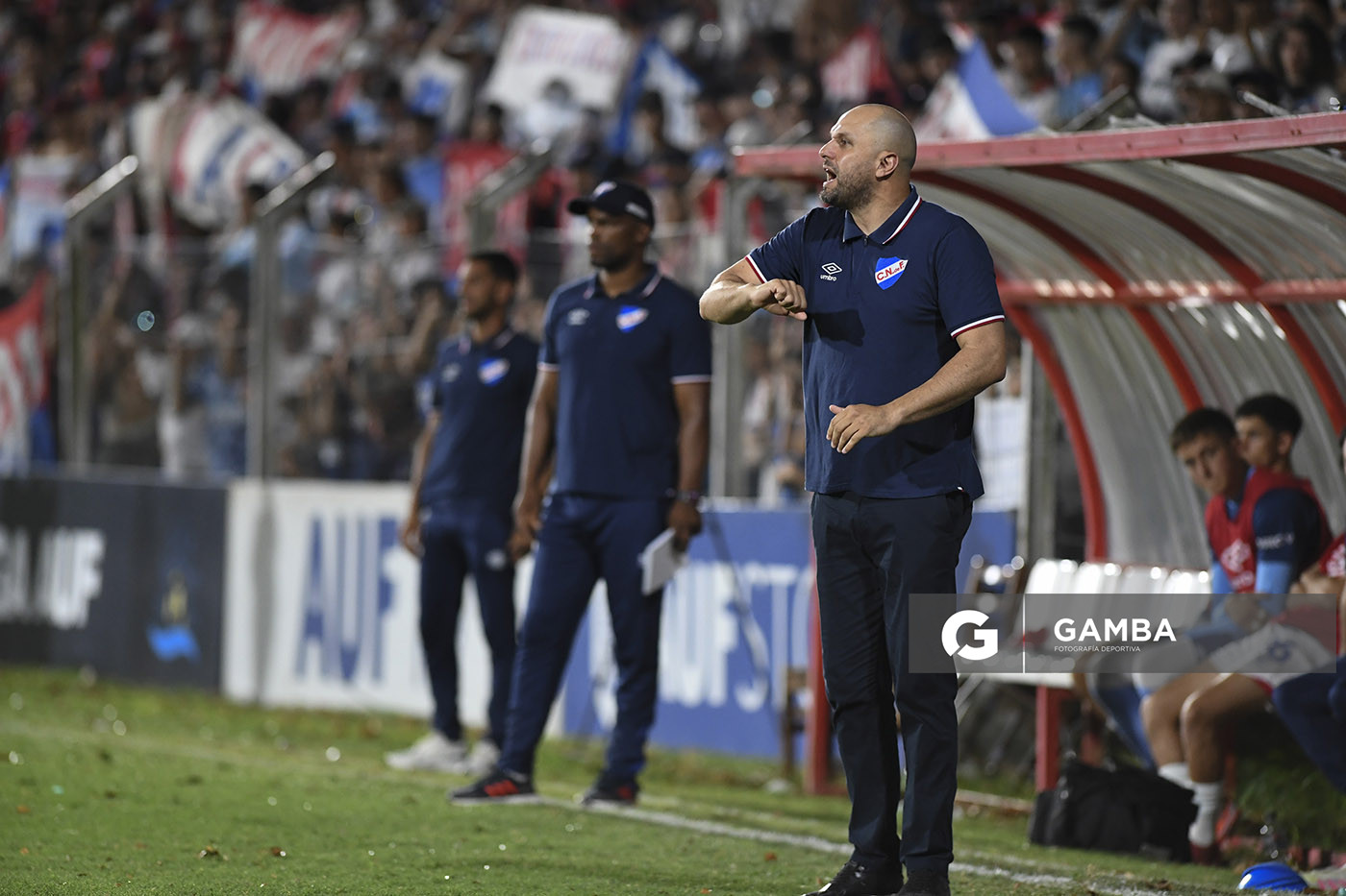 Jadson Viera, director técnico de Nacional, Copa de la Liga AUF 2026. Estadio Parque Federico Saroldi.