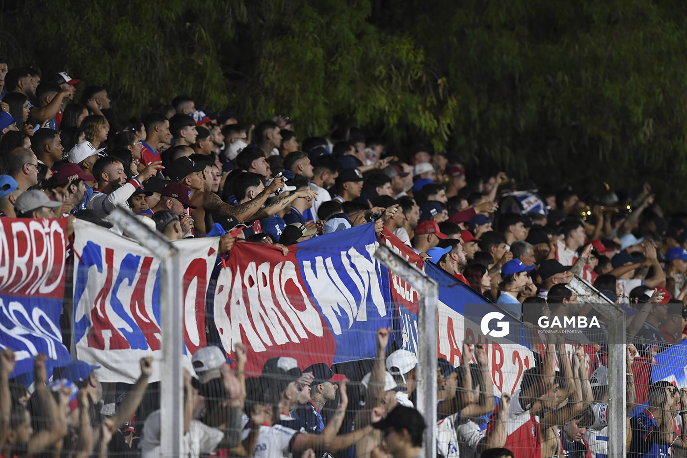 Hinchas de Nacional, Copa de la Liga AUF 2026. Estadio Parque Federico Saroldi.